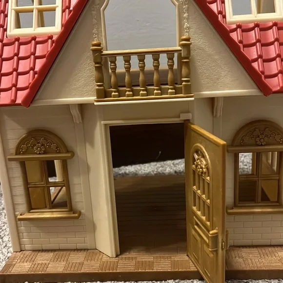 Calico Critter Sylvanian Families Red Roof Cottage Starter Home - Picture 4 of 11